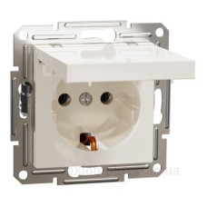 Розетка з заземленням та кришкою Schneider Electric Asfora без рамки кремова (EPH3170123) Розетка з заземленням та кришкою Schneider Electric Asfora без рамки кремова (EPH3170123)