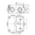 Коробка розподільча Pawbol 100х100х50 ІР44 ( S-BOX106 )