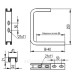 Стельова консоль DKC BBA3015 DS 150мм