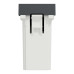 Розетка Schneider Unica NEW антрацит USB тип A+C 12 Вт 1 мод ( NU301654 )