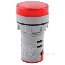 Індикатор напруги E.Next e.ad22.i.12-500.red Ø22мм АС червона (s009034) Індикатор напруги E.Next e.ad22.i.12-500.red Ø22мм АС червона (s009034)
