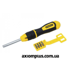 Набір біт Stanley 0-68-010 Multibit з утримувачем з храповим механізмом (10шт)