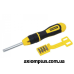 Набір біт Stanley 0-68-010 Multibit з утримувачем з храповим механізмом (10шт)