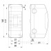 Навісний пластиковий корпус E.Next NT 3-модульний без дверцят IP30 (6670-103)