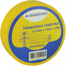 Ізоляційна стрічка Аско-Укрем 0,13x19мм/20м жовта (A0150020039) Ізоляційна стрічка Аско-Укрем 0,13x19мм/20м жовта (A0150020039)
