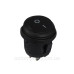 Перемикач TNSy KCD1-5-101W B/B круглий з підсвічуванням IP65 чорний (TNSy5500721)
