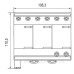 Обмежувач перенапруги ETI 002440560 ETITEC SM T12 300/25 (3+0 6p TNC)