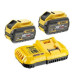 Комплект із зарядного пристрою та акумуляторів DeWALT DCB118X2 8А 18В/54В для інструментів (2шт)