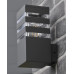 Вуличний світильник Goldlux 316165 Teksas E27 1x12W IP44 графітовий
