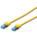 Жовтий патч-корд cat.5e SF-UTP (1м) AWG 26/7 Digitus DK-1531-010/Y
