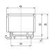 Клема Promfactor FT 1Р Cu:2.5-35мм²/ Al:2.5-35 2,5-35мм² сіра FT1035F