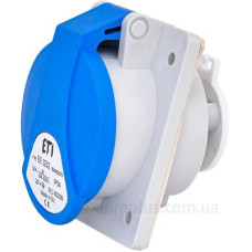 Вбудований силовий роз'єм ETI 004482079 EE-3232 IP54 (32A 230V 2P+PE) Вбудований силовий роз'єм ETI 004482079 EE-3232 IP54 (32A 230V 2P+PE)