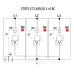 Обмежувач перенапруги ETI 002442988 ETITEC V T2 690/20 3+0 RC