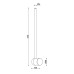 Бра, настінний світильник Kloodi WA-STICK 60 3K BK LED 1x7W 420Lm IP20 чорний