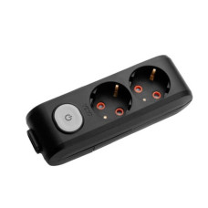 Колодка VIKO Multi-Let 2-на з заземленням з вимикачем чорна ( 90138200 ) Колодка VIKO Multi-Let 2-на з заземленням з вимикачем чорна ( 90138200 )