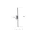 Бра, настінний світильник MJ-Light MJ15031 Kono Wall LED 2x6+6W 3200K IP20
