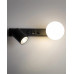 Бра, настінний світильник TK Lighting 10152 Vox GU10+G9 2x10W+8W IP20 чорний