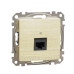 Комп'ютерна розетка Schneider Electric Sedna Design & Elements RJ45 кат. 5е UTP береза SDD180451