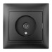 ТВ розетка Elcor Emily 9215 (211647) чорна ТВ розетка Elcor Emily 9215 (211647) чорна