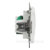 Подвійна комп'ютерна розетка Schneider Electric Sedna Design & Elements RJ45 кат. 5е UTP біла SDD111452