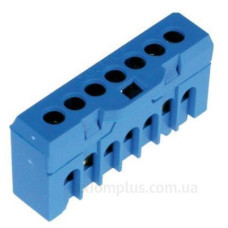 Електрична шина ETI 3903204 ESC-QBLOK7001 (синій 10/16мм² 7 підключень)