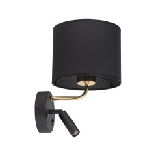 Бра, настінний світильник TK Lighting 4234 Richi E27+G9 1+1x15W+8W IP20 чорний