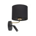 Бра, настінний світильник TK Lighting 4234 Richi E27+G9 1+1x15W+8W IP20 чорний