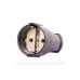 Штепсельне гніздо E.Next e.socket.003.16.black 16А чорна із заземленням (p017004)