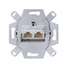 Механізм розетки Jung RJ-45 2-на ( EPUAE8-8UPOK6US )