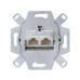 Механізм розетки Jung RJ-45 2-на ( EPUAE8-8UPOK6US )