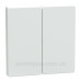 Подвійна клавіша Schneider Electric D-Life MTN3400-6035 білий лотос