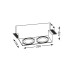 Точковий світильник Zuma Line 94364-WH Oneon GU10 ES111 2x15W IP20 білий (5905316604810)