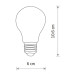 Лампа LED світлодіодна Nowodvorski Bulb Vintage E27 1x6W 2200K 580Lm IP20 ( 10596 )