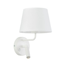 Бра, настінний світильник TK Lighting 11393 Maja E27+G9 1+1x15W+8W IP20 білий