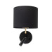 Бра, настінний світильник TK Lighting 4234 Richi E27+G9 1+1x15W+8W IP20 чорний