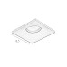 Точковий світильник Italux DL-61903-IP44-WH Naru GU10 1x10W IP44 білий