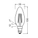 Світлодіодна лампочка Osram 4058075750005 LED E14 DIM 1x6.5W 4000K 806Lm IP20