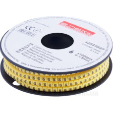 Кабельний маркер E.Next e.marker.stand.0.1.5.6 0-1,5 кв.мм 6 1000шт (s2037037) Кабельний маркер E.Next e.marker.stand.0.1.5.6 0-1,5 кв.мм 6 1000шт (s2037037)
