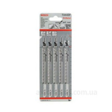 Лобзикові пилки Bosch T344DF (5шт)