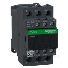 Контактор Schneider Electric LC1D32BD TeSys Deca 3Р, 32A, НВ+НЗ 24B обмежувач