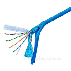 Мережевий кабель GEAR FTP cat.5e CCA (25%) 4 pairs 0.51mm + Al foil + BLUE (305м.)