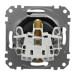 Розетка Schneider Electric Sedna Design & Elements з заземленням та шторками чорна SDD114022