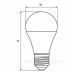 Світлодіодна лампа Eurolamp LED-A50-07274(P) Eco 7Вт 4000К A50 Е27