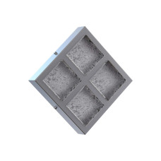 Бра, настінний світильник Pikart 39384-1 LED 1x12W 3000K IP20 сріблястий
