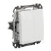 Двоклавішний вимикач Schneider Electric Sedna Design & Elements білий SDD111105