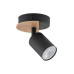 Світильник поворотний, спот TK Lighting 4673 Cover Wood GU10 1x10W IP20 чорний