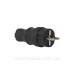 Каучукова пряма вилка E.Next e.plug.rubber.028.16 із заземленням 16А (s9100023)