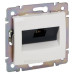 Механізм розетки комп'ютерної RJ-45 FTP Cat.6 Valena без захватів білий