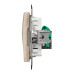 Розетка Schneider Sedna Design бежева комп'ютерна RJ45 Cat. 5e UTP ( SDD112451 )