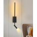 Бра, настінний світильник Kloodi WA-KELLY 634 3K BK LED 2x9W+3W 150Lm IP20 чорний